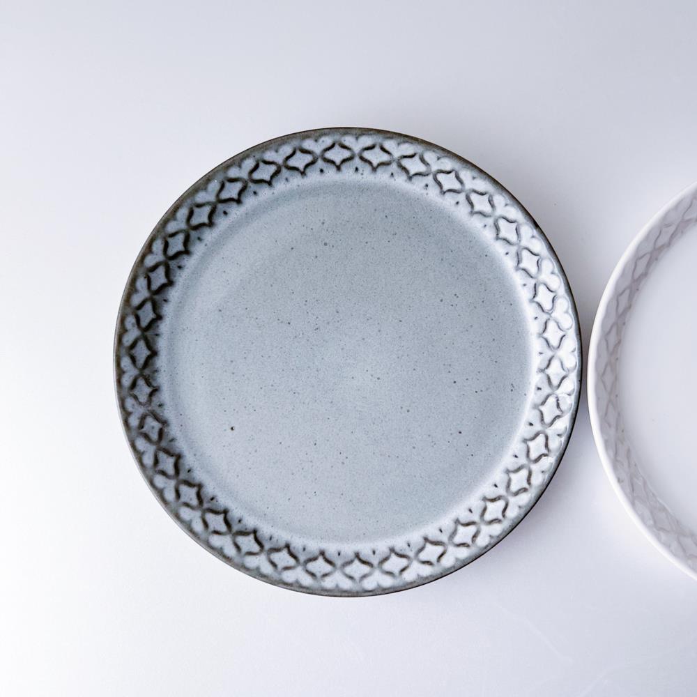 イェンス・クイストゴー Jens Harald Quistgaard コーディアル Cordial お皿 プレート グレー&ホワイト 17cm 2枚 5R4A080