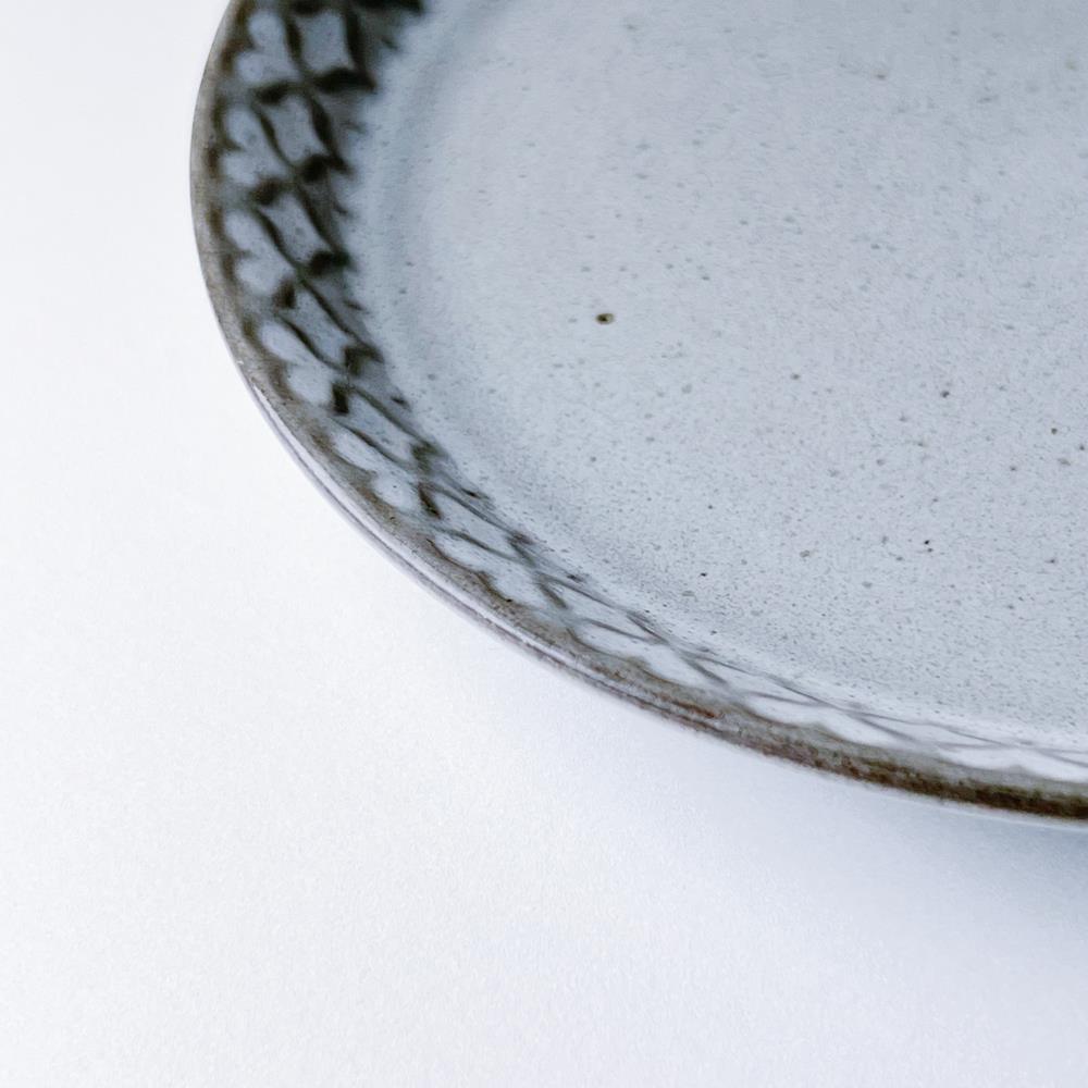 イェンス・クイストゴー Jens Harald Quistgaard コーディアル Cordial お皿 プレート グレー&ホワイト 17cm 2枚 5R4A080