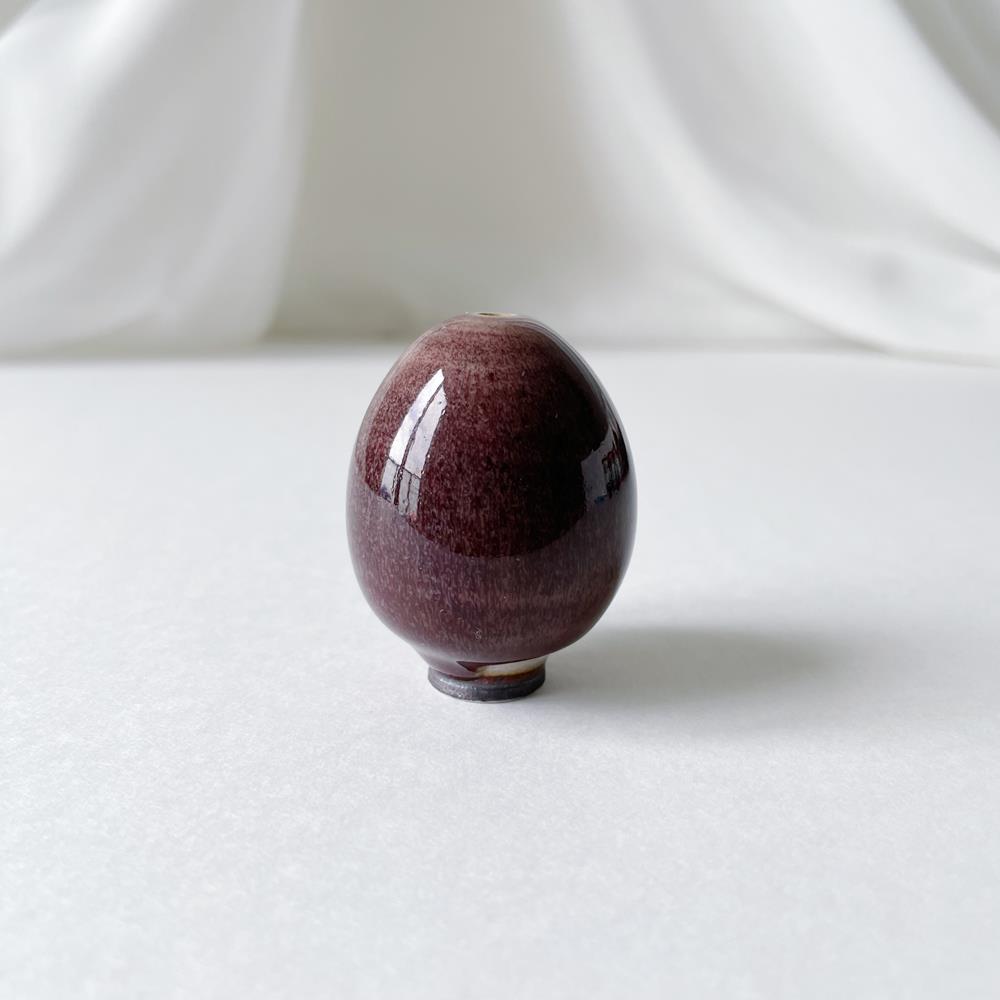 ベルント・フリーベリ Berndt Friberg 一点もの! 雀茶色の花瓶 一輪挿し 3R1O022