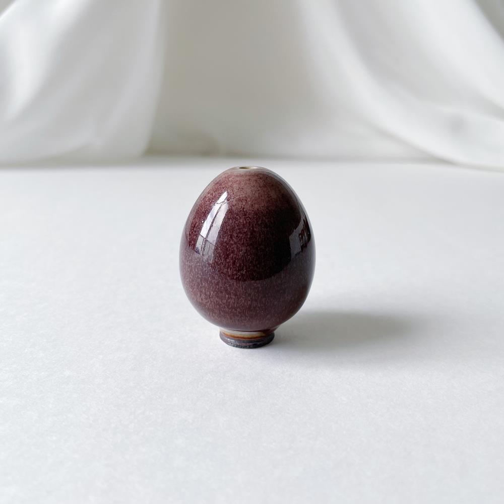 ベルント・フリーベリ Berndt Friberg 一点もの! 雀茶色の花瓶 一輪挿し 3R1O022