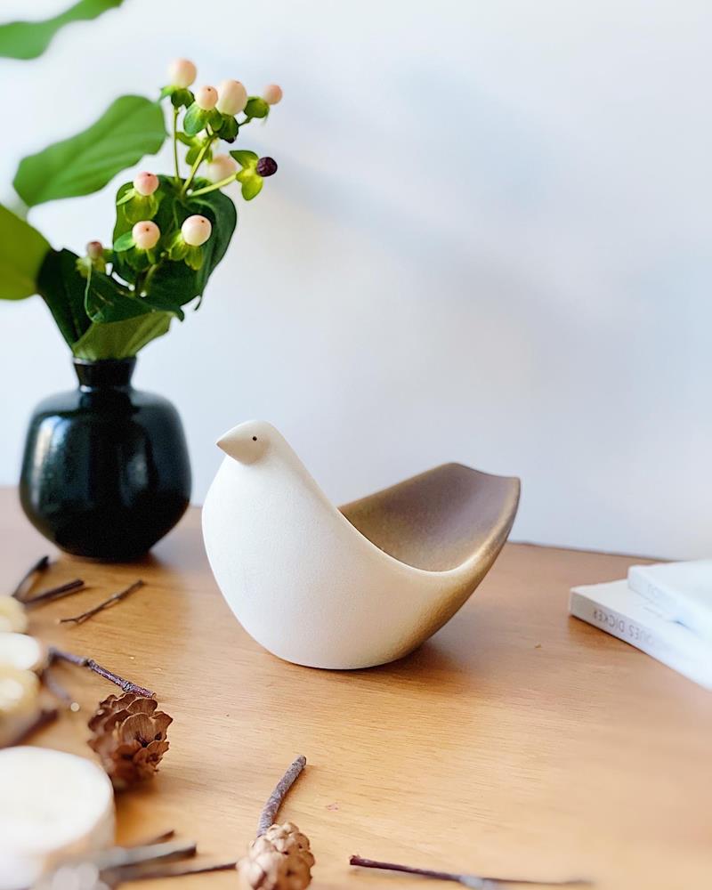 バーズワーズ BIRDS' WORDS 伊藤 利江 BIRD TRAY 小物入れ トレイ COLORS white BWBTWH*