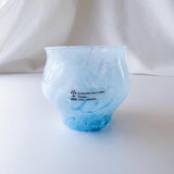 リサラーソン Lisa Larson SKRUF社  水色  キャンドルホルダー 花瓶 5R4A035