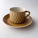 【訳あり】イェンス・クイストゴー Jens Harald Quistgaard レリーフ Relief ティー カップ&ソーサー  5R7J022