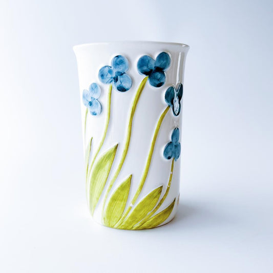 【訳あり】リサ・ラーソン Lisa Larson  青い花の花瓶　5R9S018