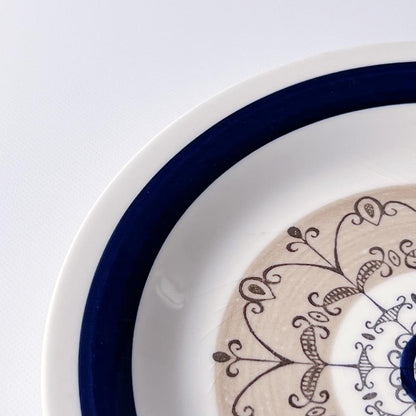 【訳あり】ゲフレ Gefle オーロラ  Aurora  皿  青のケーキプレート 2枚セット  5R10O016