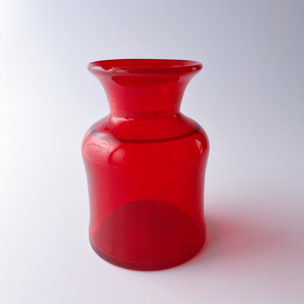 【訳あり】エリック・ホグラン Erik Hoglund ボダ Boda  赤色の花瓶    5R10O025