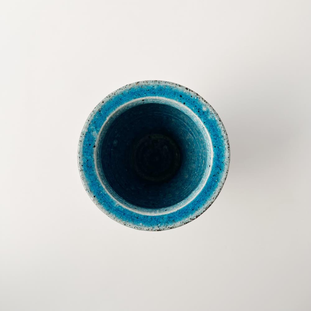 インガー・パーソン Inger Persson ロールストランド Rorstrand  青の釉薬の花瓶 5R11N021