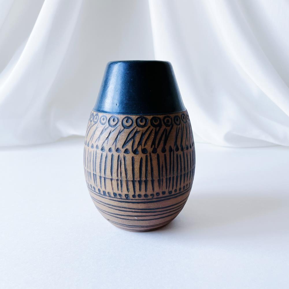 リサ・ラーソン Lisa Larson グスタフスベリ Gustavsberg グラナダ Granada 花瓶　楕円  3R1N015
