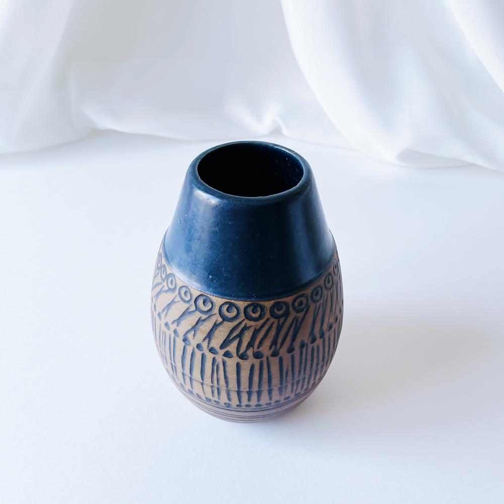 リサ・ラーソン Lisa Larson グスタフスベリ Gustavsberg グラナダ Granada 花瓶　楕円  3R1N015