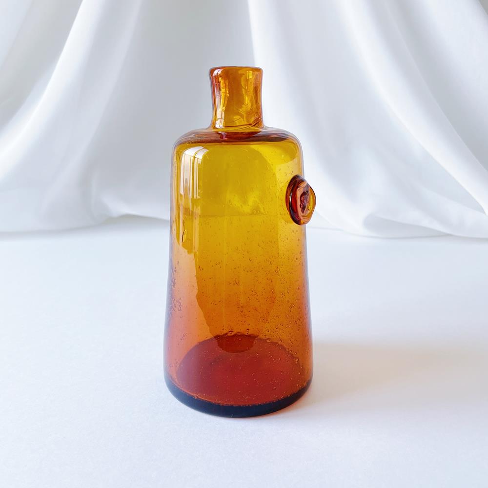 エリック・ホグラン Erik Hoglund ボダ Boda 琥珀色のガラス瓶  3R1N017