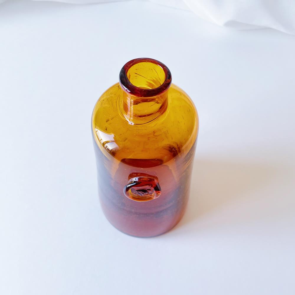 エリック・ホグラン Erik Hoglund ボダ Boda 琥珀色のガラス瓶  3R1N017