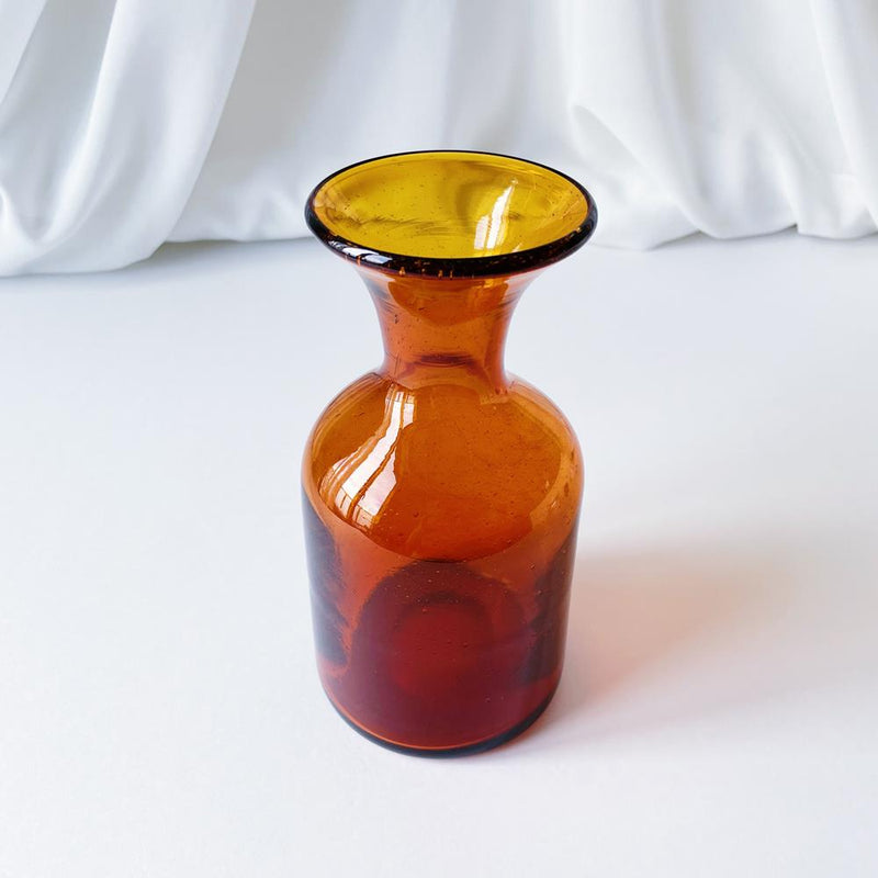 エリック・ホグラン Erik Hoglund 花瓶 デカンタ型   飴色  アンバーカラー  3R1N083