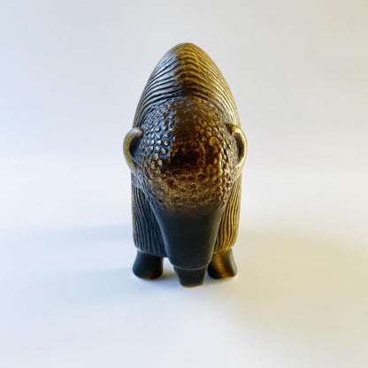 リサ・ラーソン Lisa Larson グスタフスベリ Gustavsberg WWF バイソン Visent 限定2000体  4R1J037