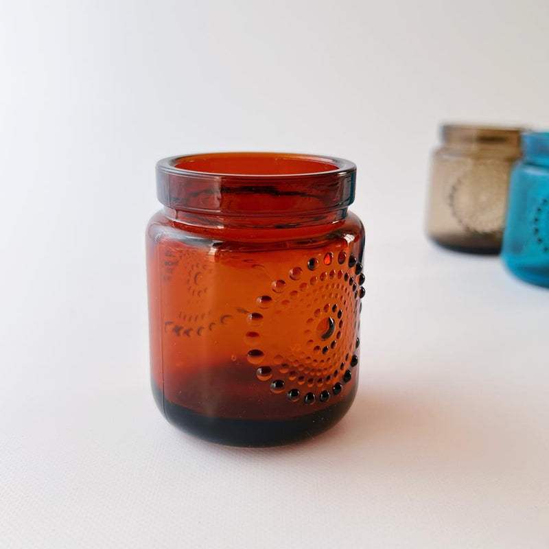 ナニー・スティル Nanny Still リーヒマエン・ラシ(Riihimaen Lasi) グラッポニア(Grapponia)  3色のガラス瓶 5R3F141