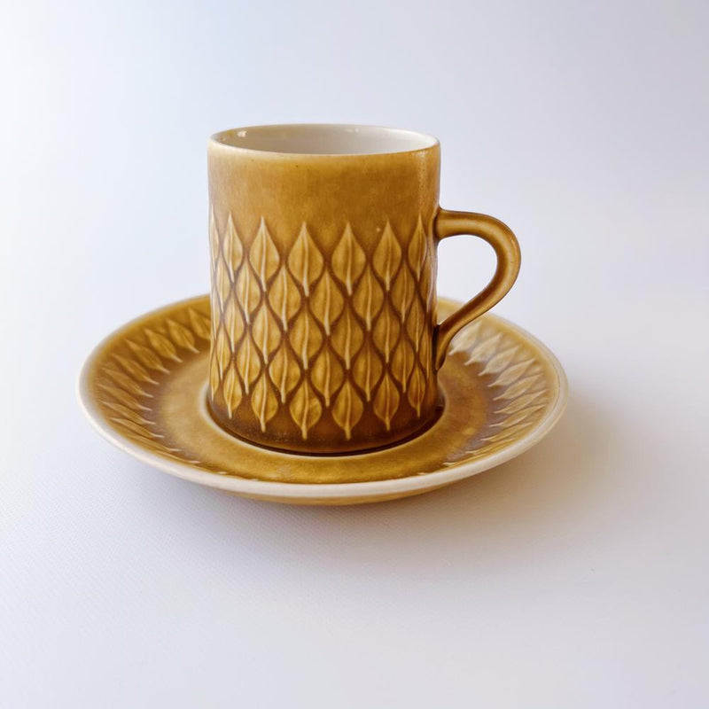 イェンス・クイストゴー Jens Harald Quistgaard レリーフ Relief  コーヒーカップ&ソーサー&プレート  トリオ  2客セット    5R3F150
