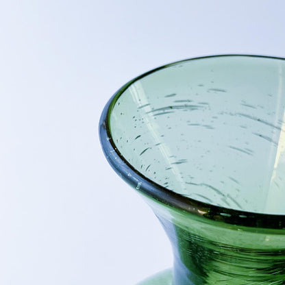 エリック・ホグラン Erik Hoglund ボダ Boda   緑  グリーンのデカンタ型の花瓶    5R3F157