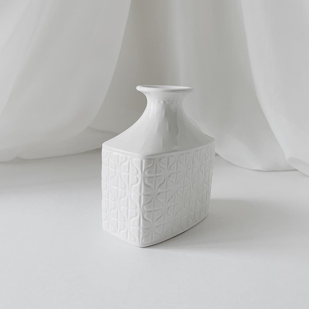 グンナー・ニールンド Gunnar Nylund ロールストランド Rorstrand ドミノ Domino 白の花瓶   3R3M082