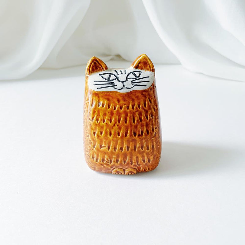 リサラーソン Liten katt 小さなねこ ブラウン系 リサラーソン