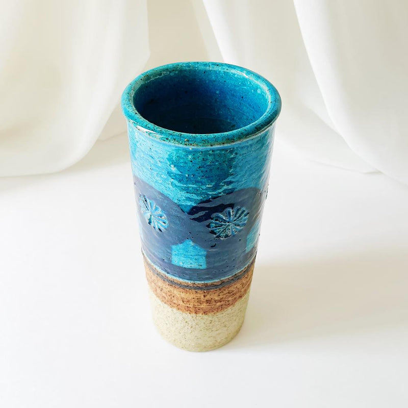 インガー・パーソン Inger Persson 上部が青の花瓶  スタジオ作品   3R4A070