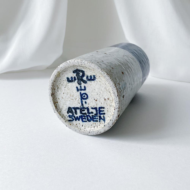 インガー・パーソン Inger Persson  紺の帯の花瓶  スタジオ作品 3R5M009