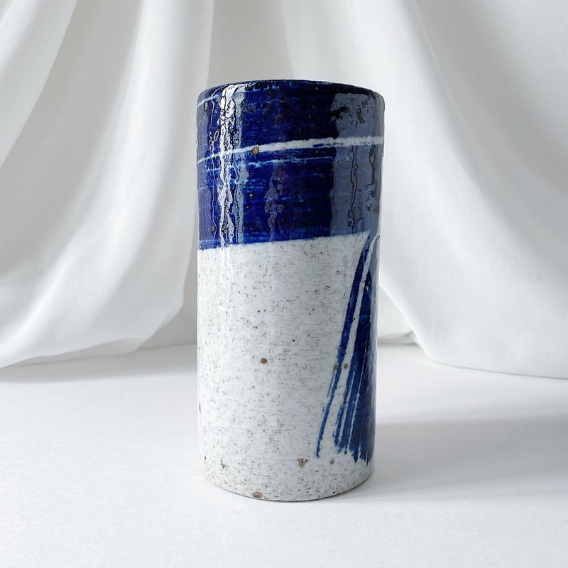 インガー・パーソン Inger Persson  紺の帯の花瓶  スタジオ作品 3R5M009