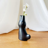 鹿児島 睦　黒ウサギの花器   兎   オブジェ  En Liten Van (Rabbit)   KMRABL