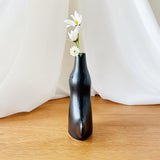 鹿児島 睦　黒ウサギの花器   兎   オブジェ  En Liten Van (Rabbit)   KMRABL