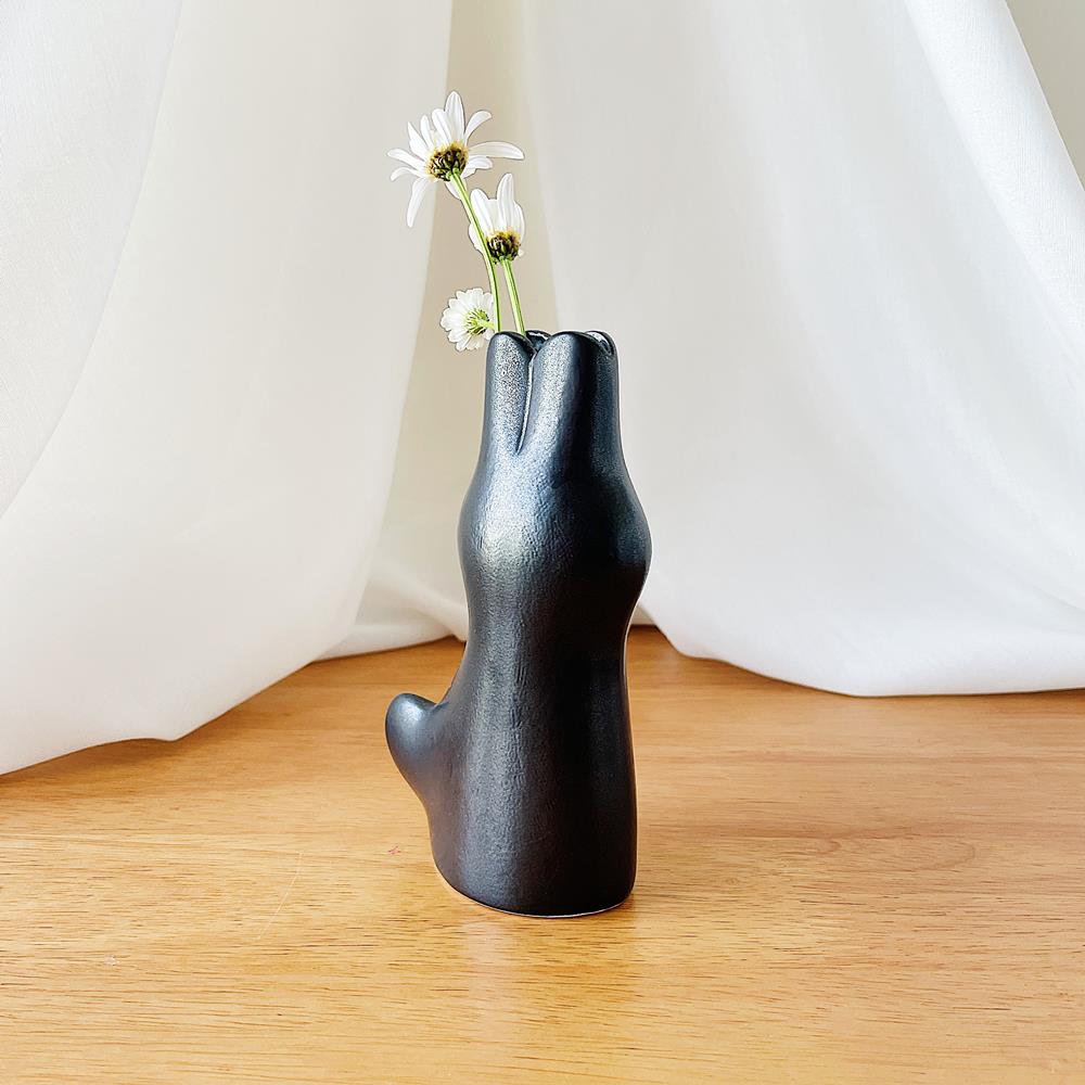 鹿児島睦 En Liten van 花瓶 うさぎ ウサギ 花器 フラワーベース
